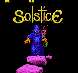 Solstice - The Quest for the Staff of Demnos Title Screen